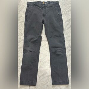 Carhartt Straight Fit Men’s Pants Gray 32x30 Work Pants